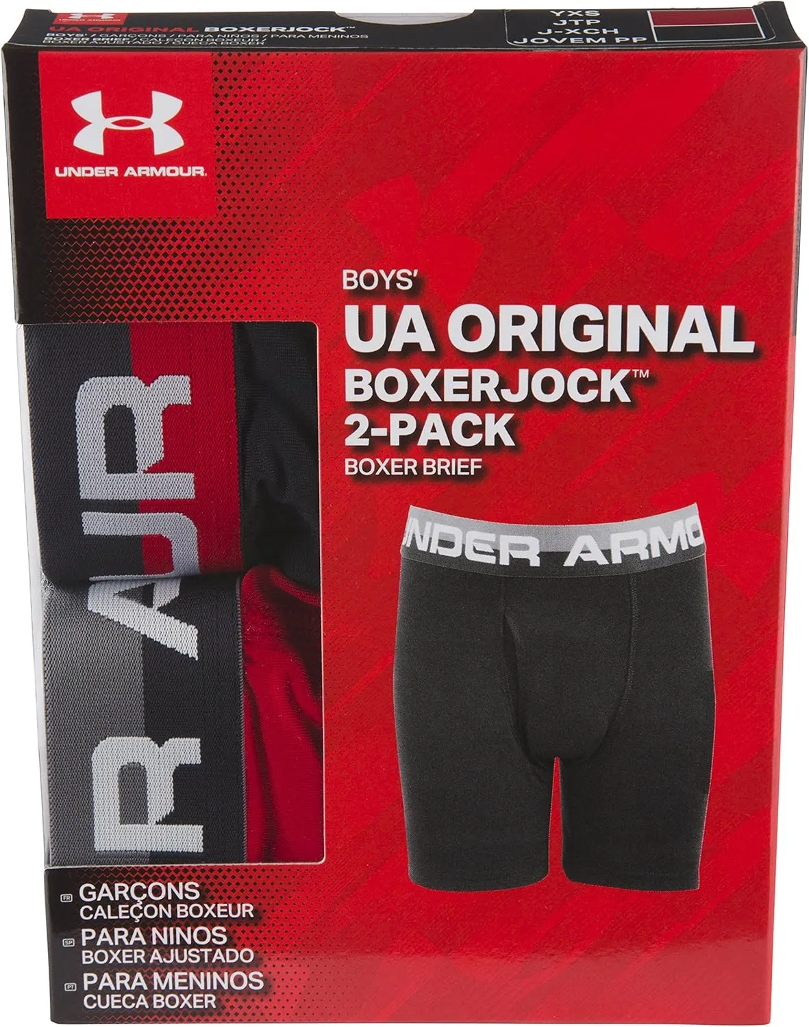 Under Armour Boys' Big Performance Boxer Briefs, Lightweight & Smooth Stretch Fit