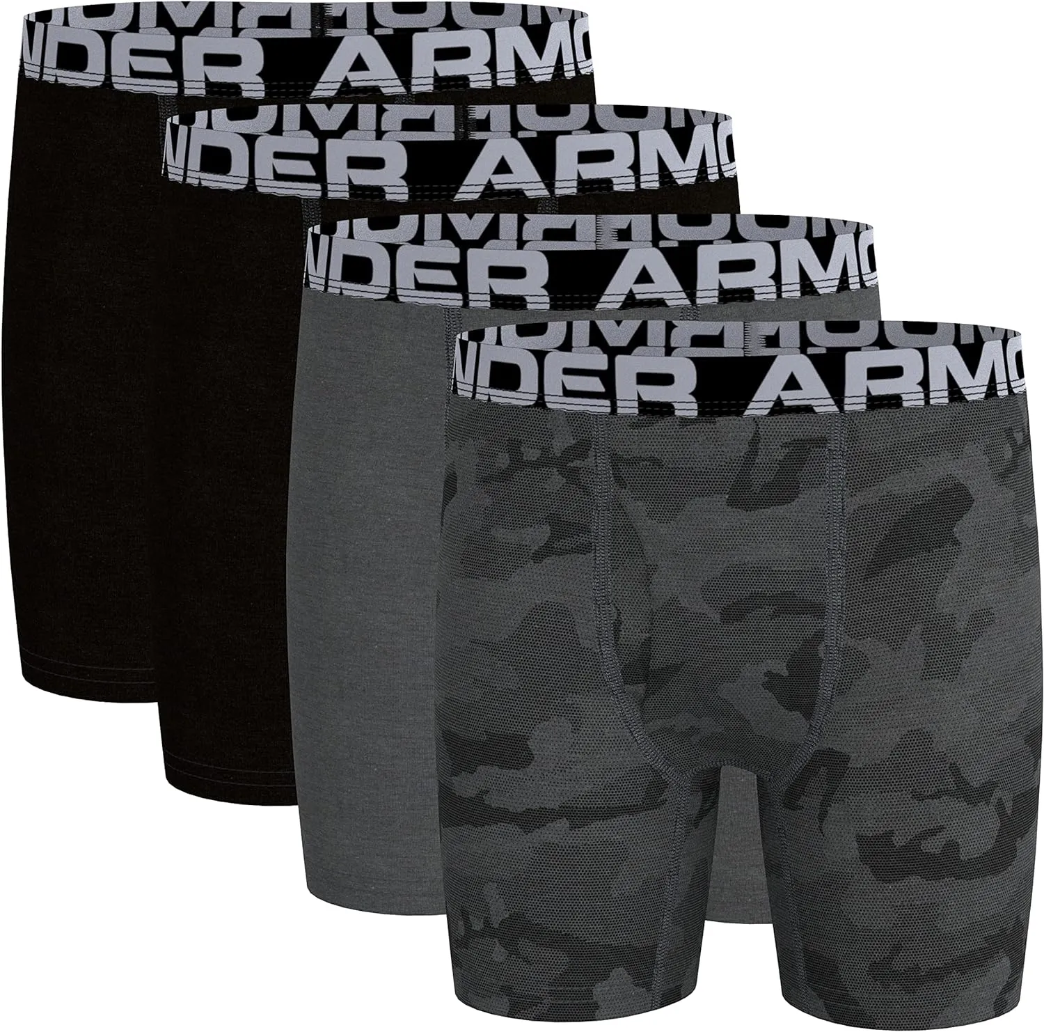 Under Armour Boys' Charged Stretch Boxer Jock, Lightweight & Smooth Stretch Fit