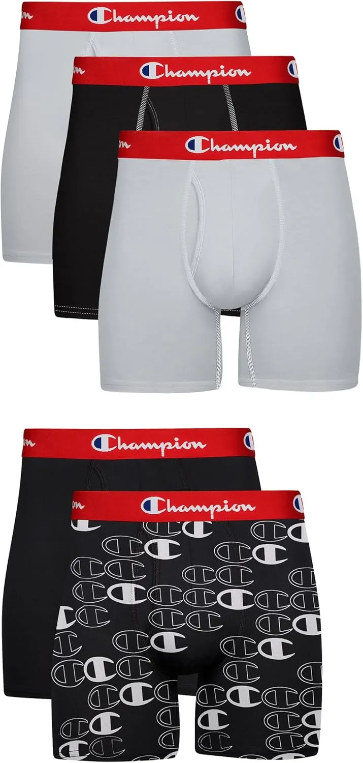 Underwear Boxer Briefs, Everyday Active, Lightweight Stretch, 3-pack