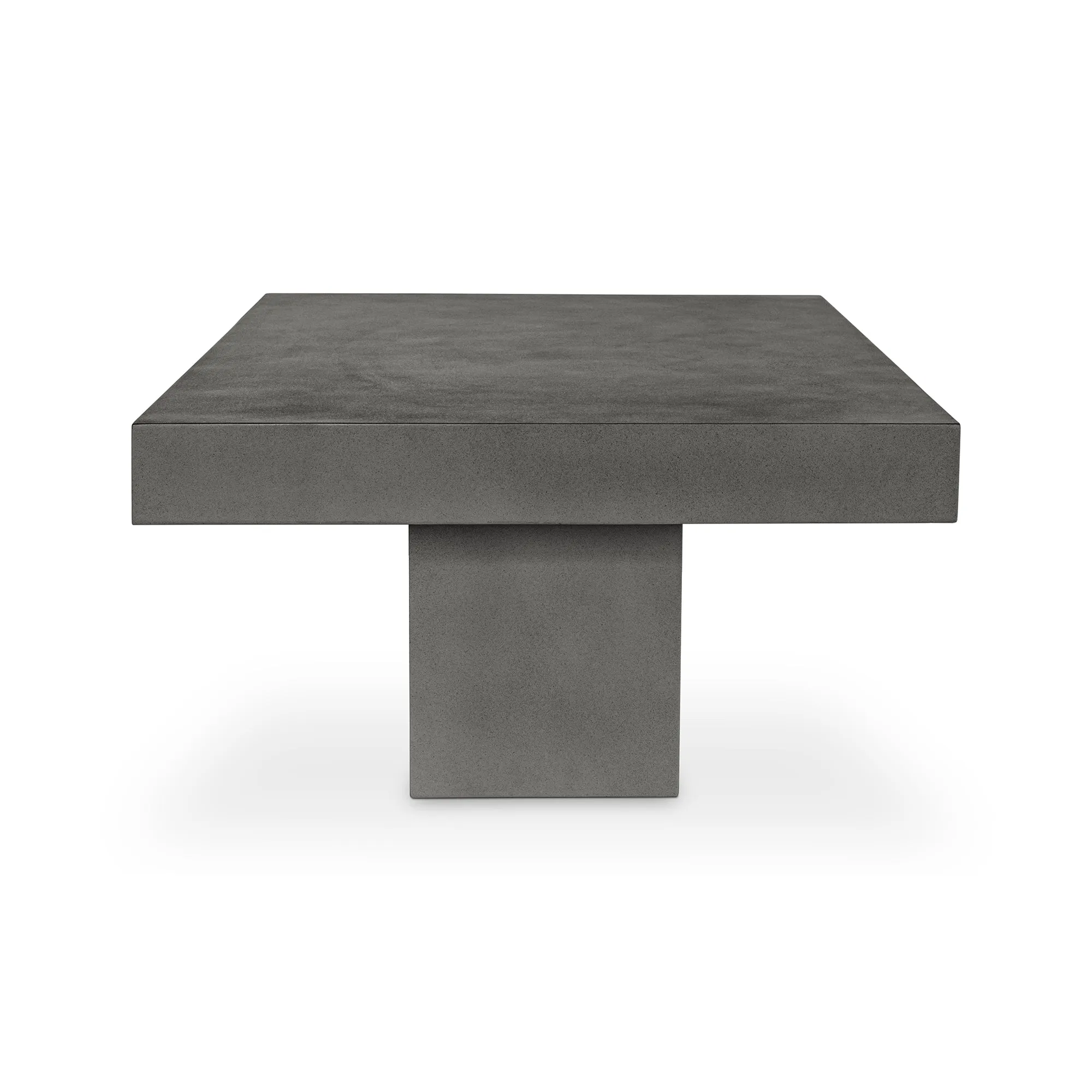 Urban Minimalist Concrete & Fiber Coffee Table
