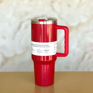 Urban Sip Shimmer Leakproof Insulated Water Tumbler With Handle Arctic Blue 1100ml