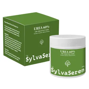Urea Cream 60 Percent Foot Cream Unscented Maximum Strength For Dry Cracked Heels Plus 2% Salicylic Acid 60% Urea Foot & Hand Lotion With Tea Tree Oil, Coconut Oil, Shea Butter - 7 Oz (white, 2)