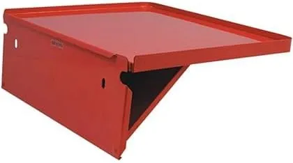 U.S. General U.S. GENERAL Folding Side Tray for 4 Drawer Tech Cart, Green, 14x15.5
