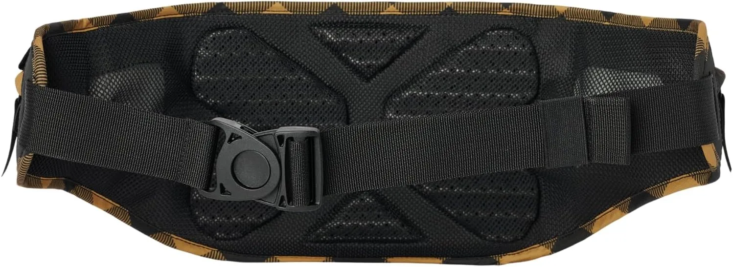 USWE Adjustable Waist Hip Pack Belt, Fanny Pack, Lightweight, Bounce-Free Fit, Zippered Storage Pockets for MTB, Enduro, Hiking, Hydration Bladder Compatible (Not Included) (Flannel Bronze, 6L)