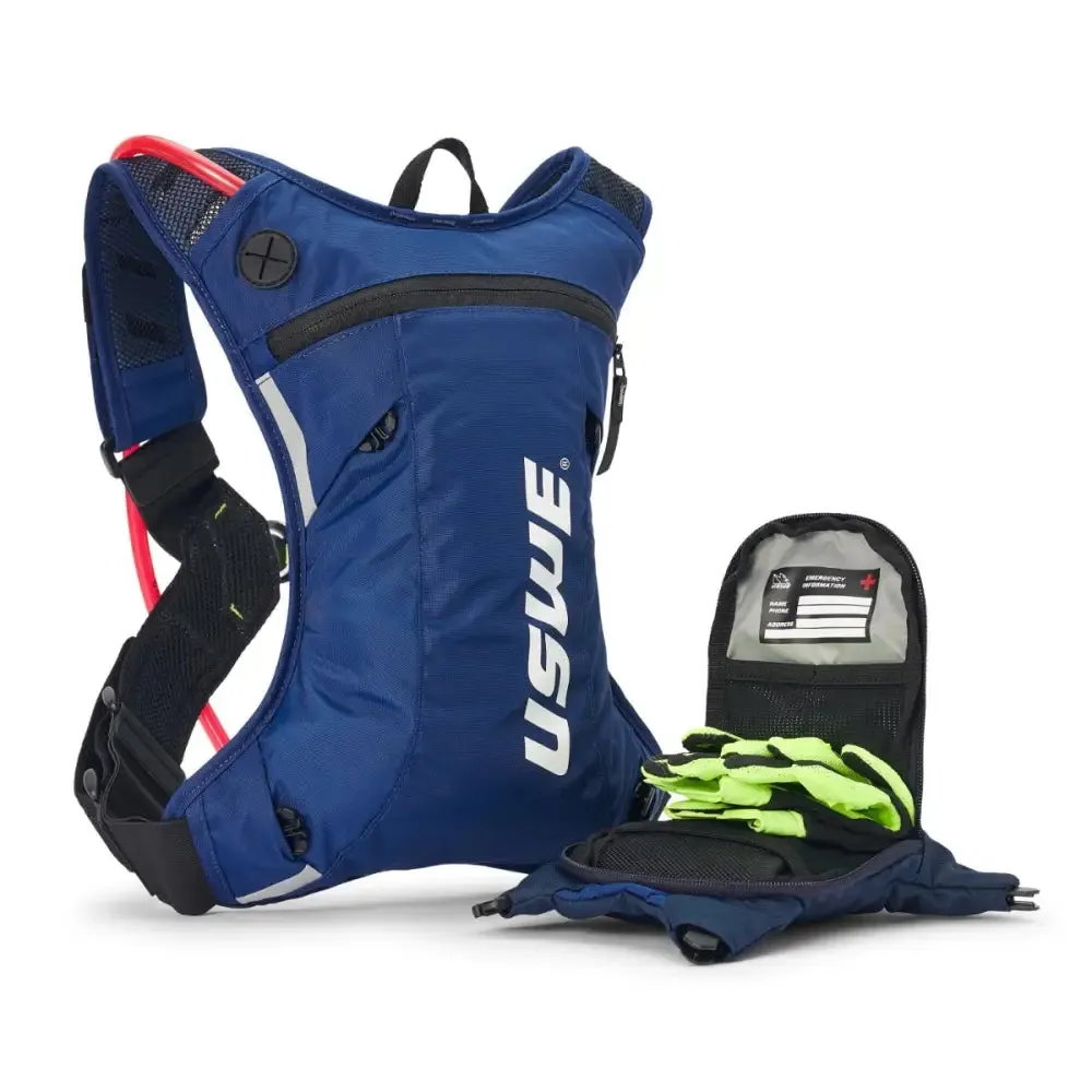 USWE Moto Hydro 3L Hydration Pack, Factory Blue
