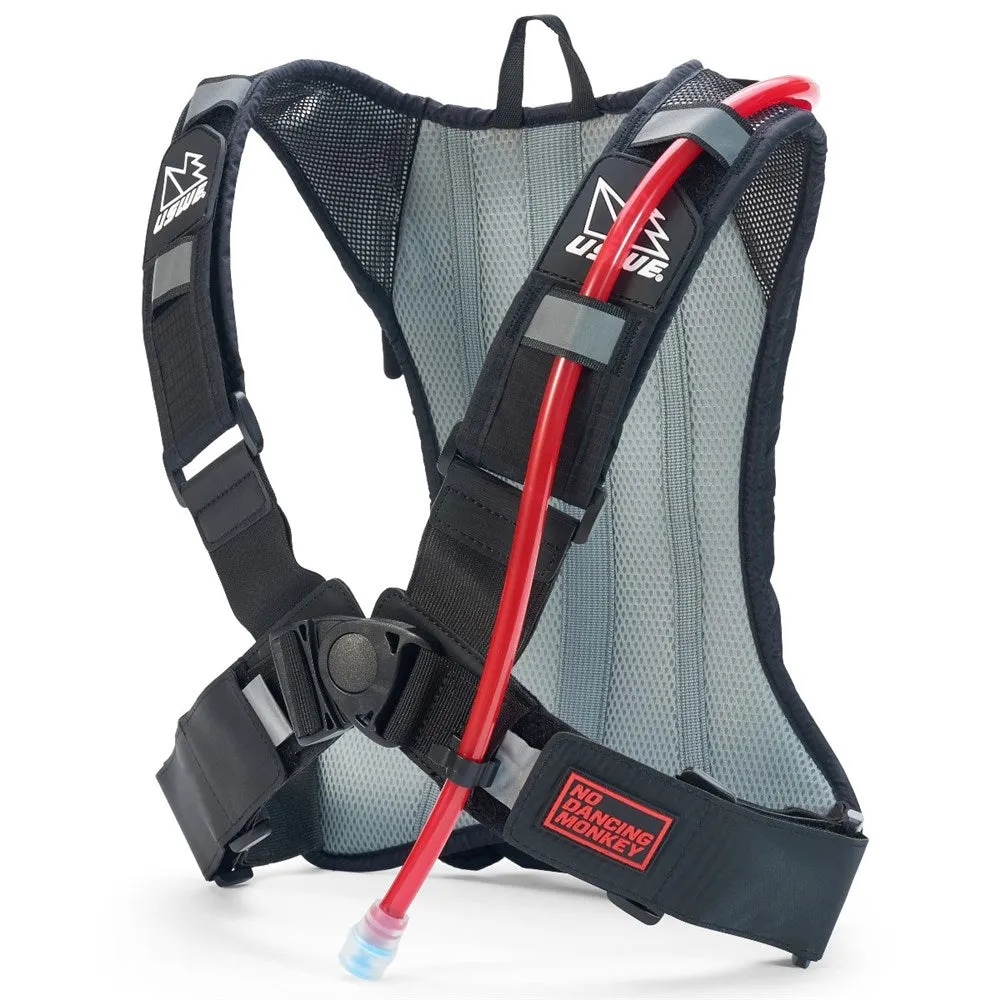 USWE Outlander 3L Youth Hydration Pack - 3L Pack - 1.5L Bladder - Carbon Black
