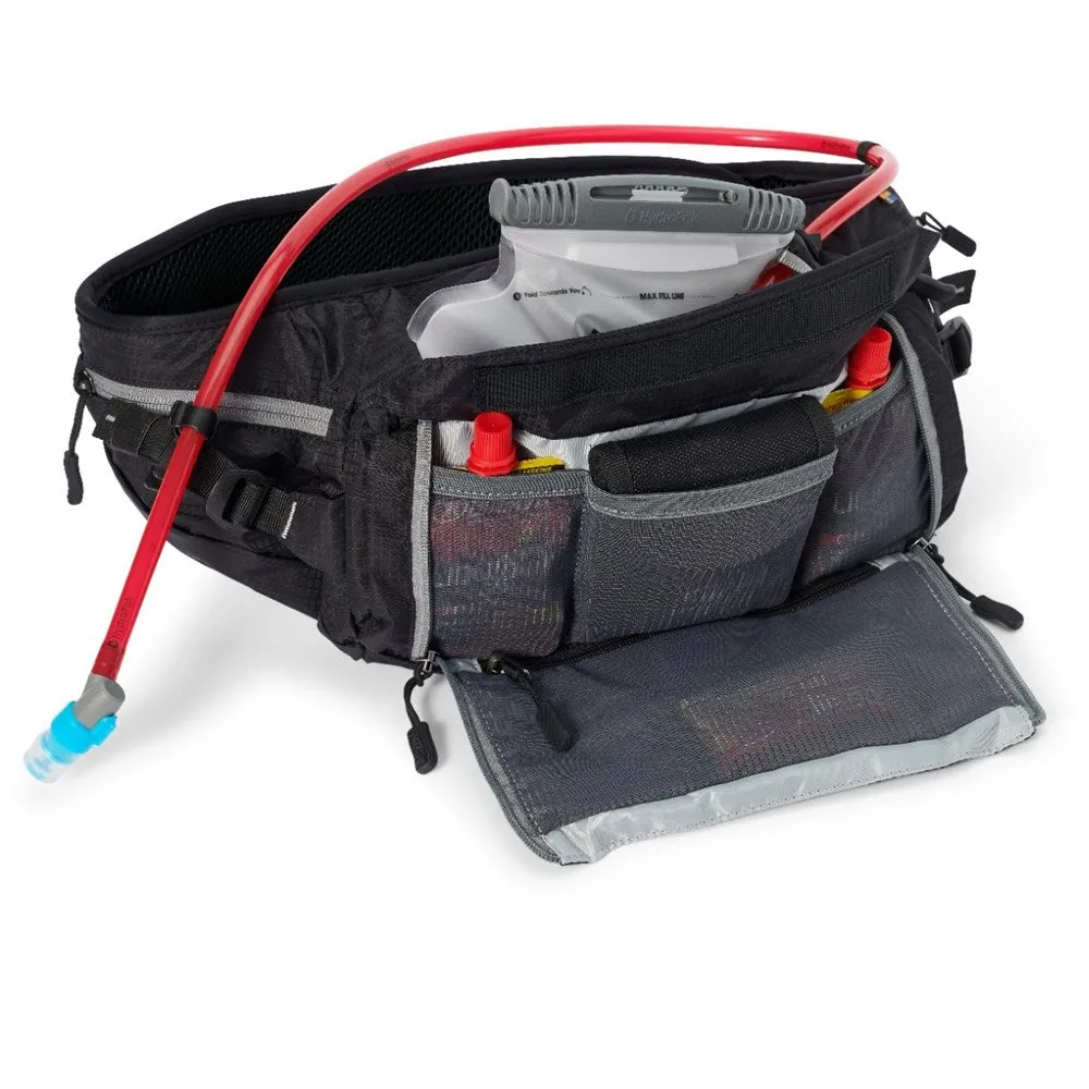 USWE Zulo 6L Hip Pack - Black - 6L Pack - 1.5L Bladder