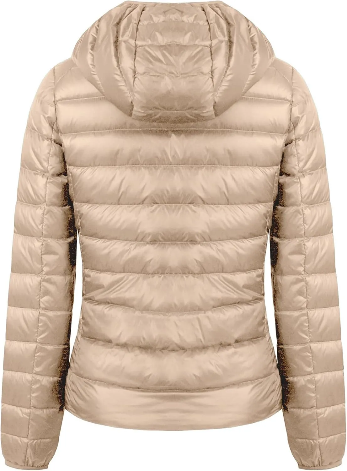 Valennia Women's Short Down Coat Packable Puffer Jacket With Hooded Winter Ultra Light Outerwear