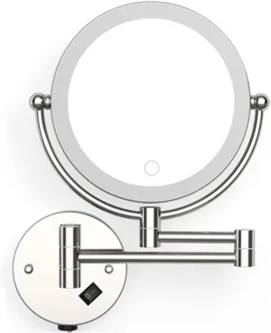Vanity Mirror Led Wall Mounted Bathroom Mirror Magnifying Illuminated Makeup Mirror Plug Bath Vanity Cosmetic Mirror
