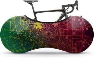 VELOSOCK Bicycle Indoor Cover (Milan) – Stretchy Dirt-Proof Fabric for Storage & Transportation, Travel Protection for Adult Bikes