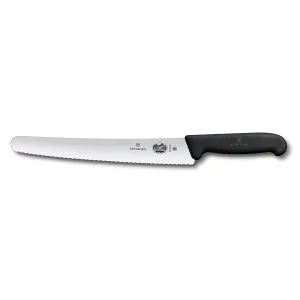 Victorinox 10.25 Inch Bread Knife | High Carbon Stainless Steel Serrated Blade for Efficient Slicing, Ergonomic Fibrox Pro Handle
