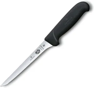 Victorinox Swiss Army Cutlery Fibrox Pro Boning Knife, Flexible Blade, 6-Inch, Black