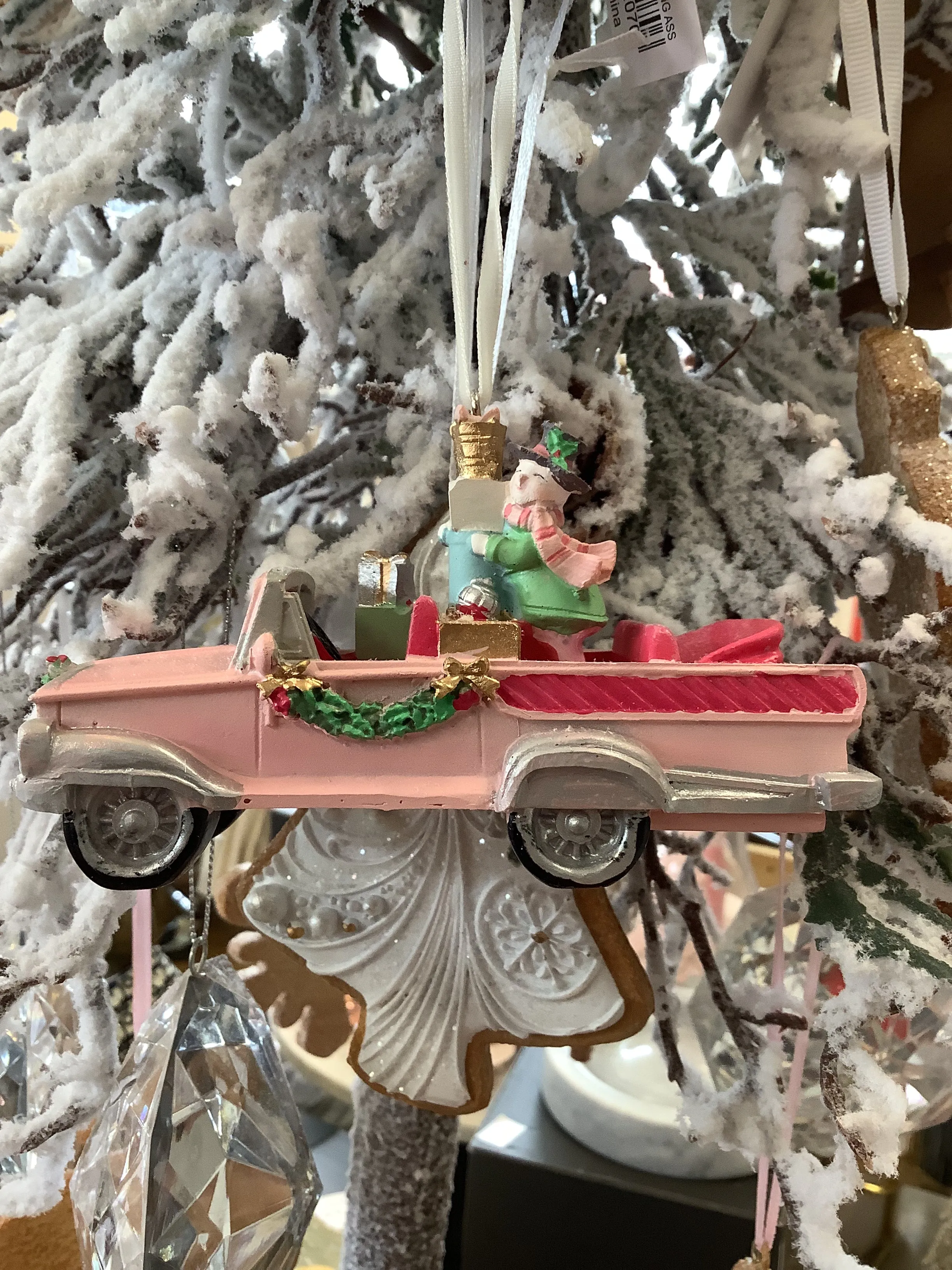 Vintage Car Hanging Ornament - Multi