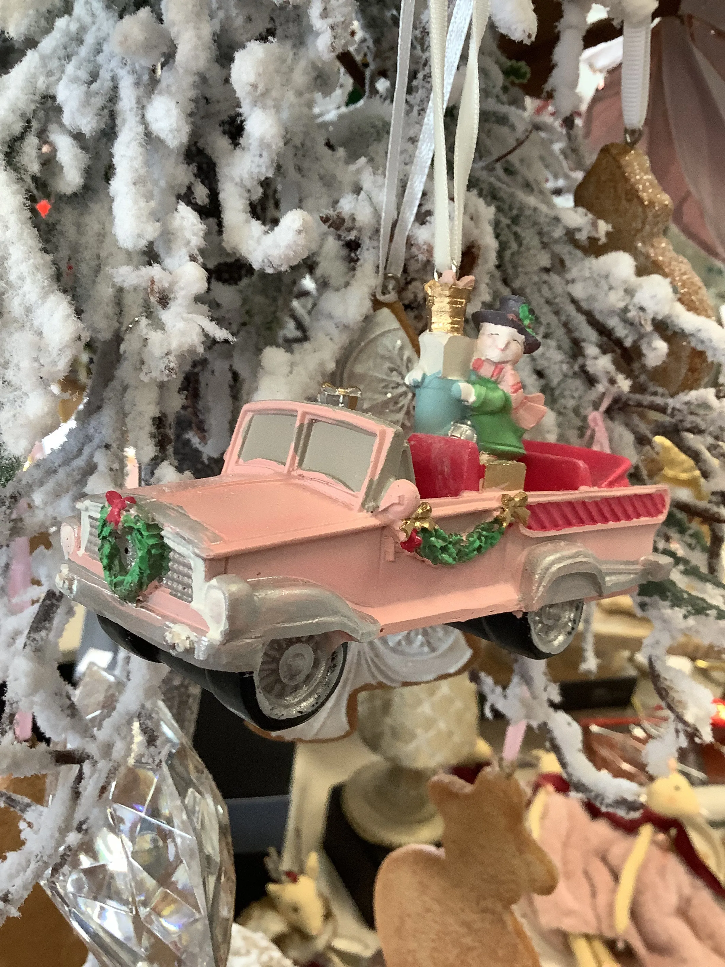 Vintage Car Hanging Ornament - Multi
