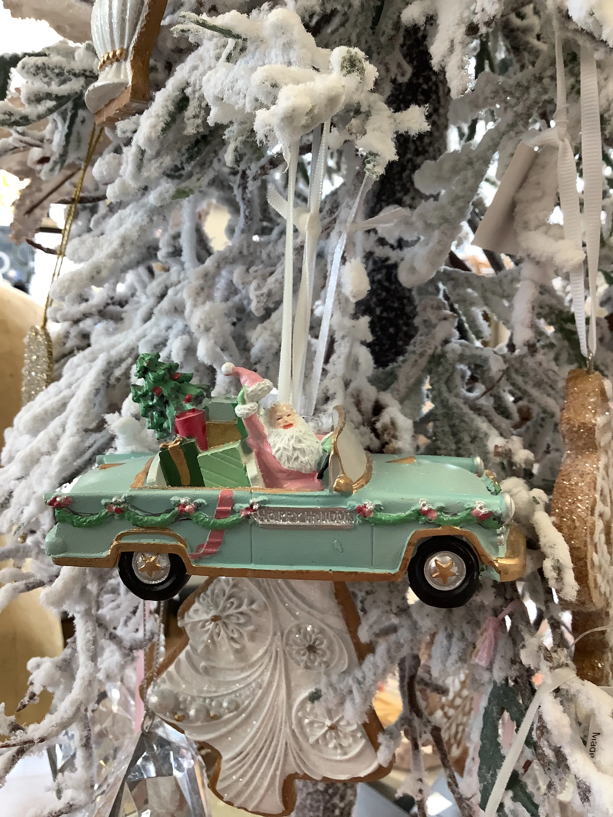 Vintage Car Hanging Ornament - Multi