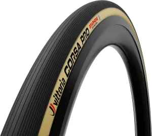 Vittoria Corsa Pro Graphene 2.0 - Performance Road Bike Tire - Foldable TLR Bicycle Tire - Black