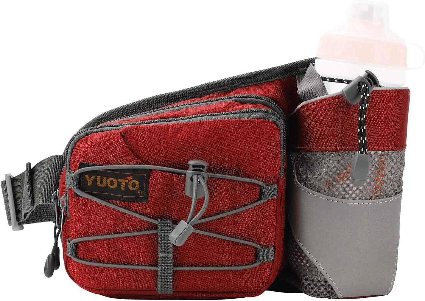 Waist Pack with Water Bottle Holder for Running Walking Hiking Fanny Pack Hydration Belt