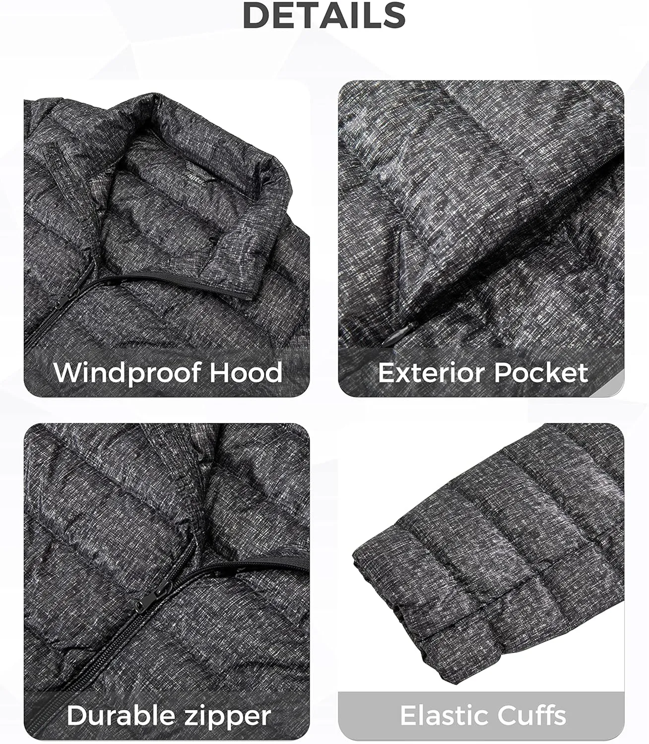 wantdo Women's Packable Ultra Light Weight Short Down Jacket