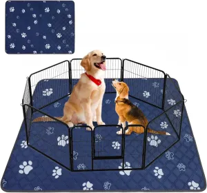 Washable Pee Pads for Dogs Extra Large 1 Pack,72''*72'' Reusable Puppy Pads Pet Training Pads with Great Absorbent,Leakproof Fabric and Non Slip Backing for Potty,Whelping,Floor,Playpen,Crate,Sofa,Car