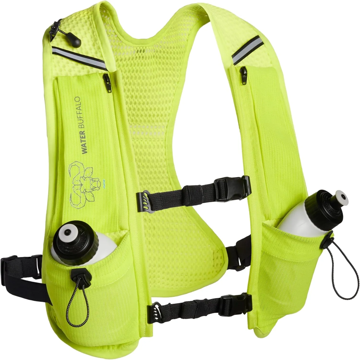 Water Buffalo Hydration Running Vest - Quiver Hydration Vest - Running Hydration Vest with Dual Water Bottles - Lightweight Water Backpack for Running,