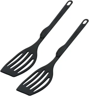 Westmark 203522E5 2 spatulas-Flonal Plus, 28 cm, Plastic, Black