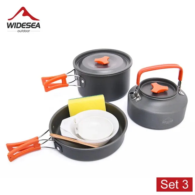 Widesea Camping Cookware Set - Isn't she a BEAUTY!