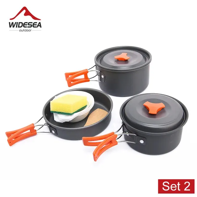 Widesea Camping Cookware Set - Isn't she a BEAUTY!