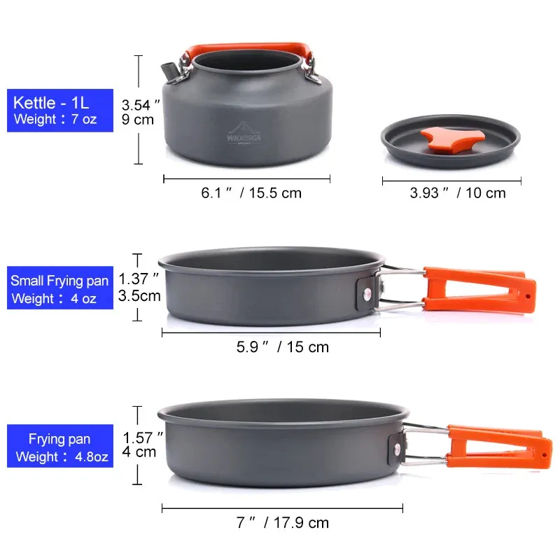 Widesea Camping Cookware Set - Isn't she a BEAUTY!