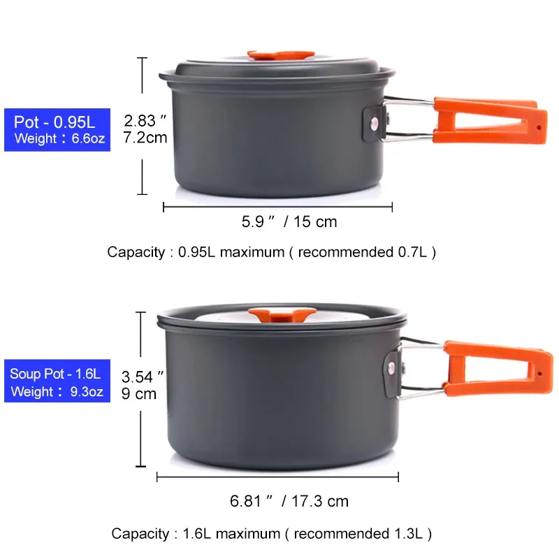 Widesea Camping Cookware Set - Isn't she a BEAUTY!
