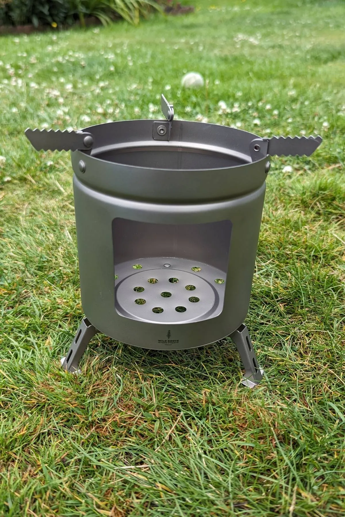 Wild Roots Outdoor Camping Titanium Wood Burning Stove