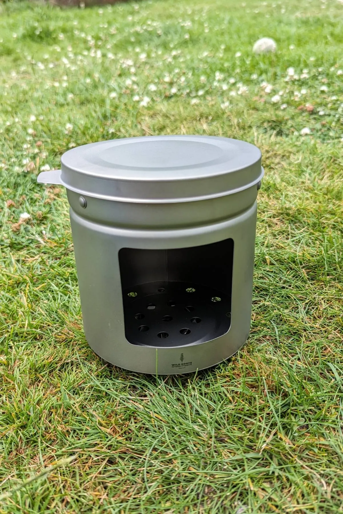 Wild Roots Outdoor Camping Titanium Wood Burning Stove