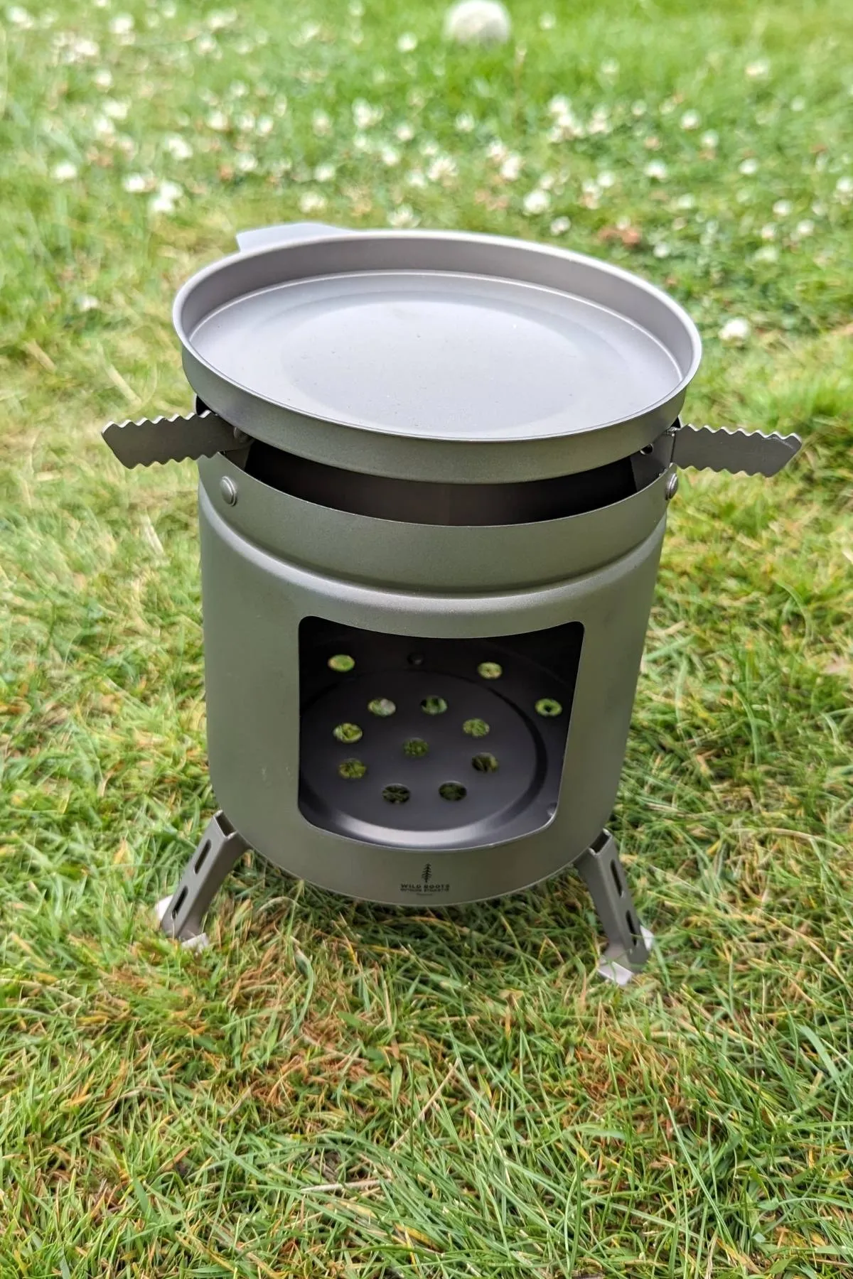 Wild Roots Outdoor Camping Titanium Wood Burning Stove