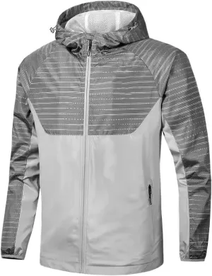 Windbreaker Shell MTB Jacket, Water and Wind Resistant, Light and Breathable for Biking, Hiking, Running