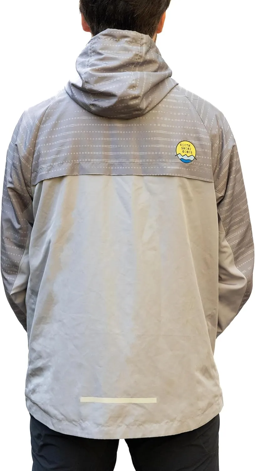 Windbreaker Shell MTB Jacket, Water and Wind Resistant, Light and Breathable for Biking, Hiking, Running