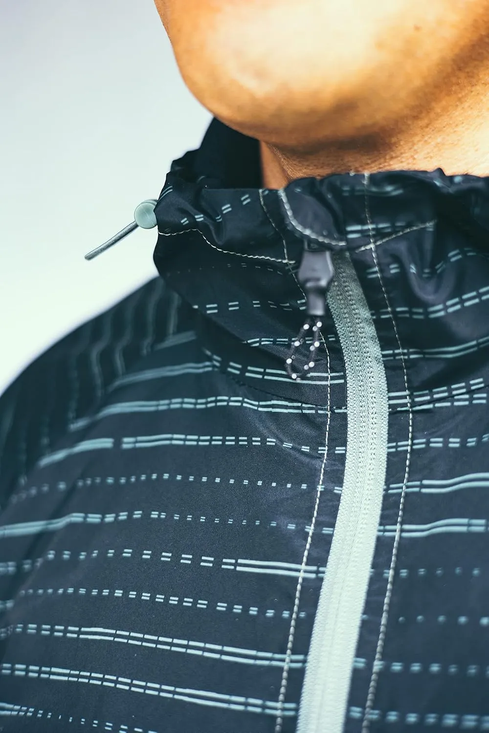 Windbreaker Shell MTB Jacket, Water and Wind Resistant, Light and Breathable for Biking, Hiking, Running