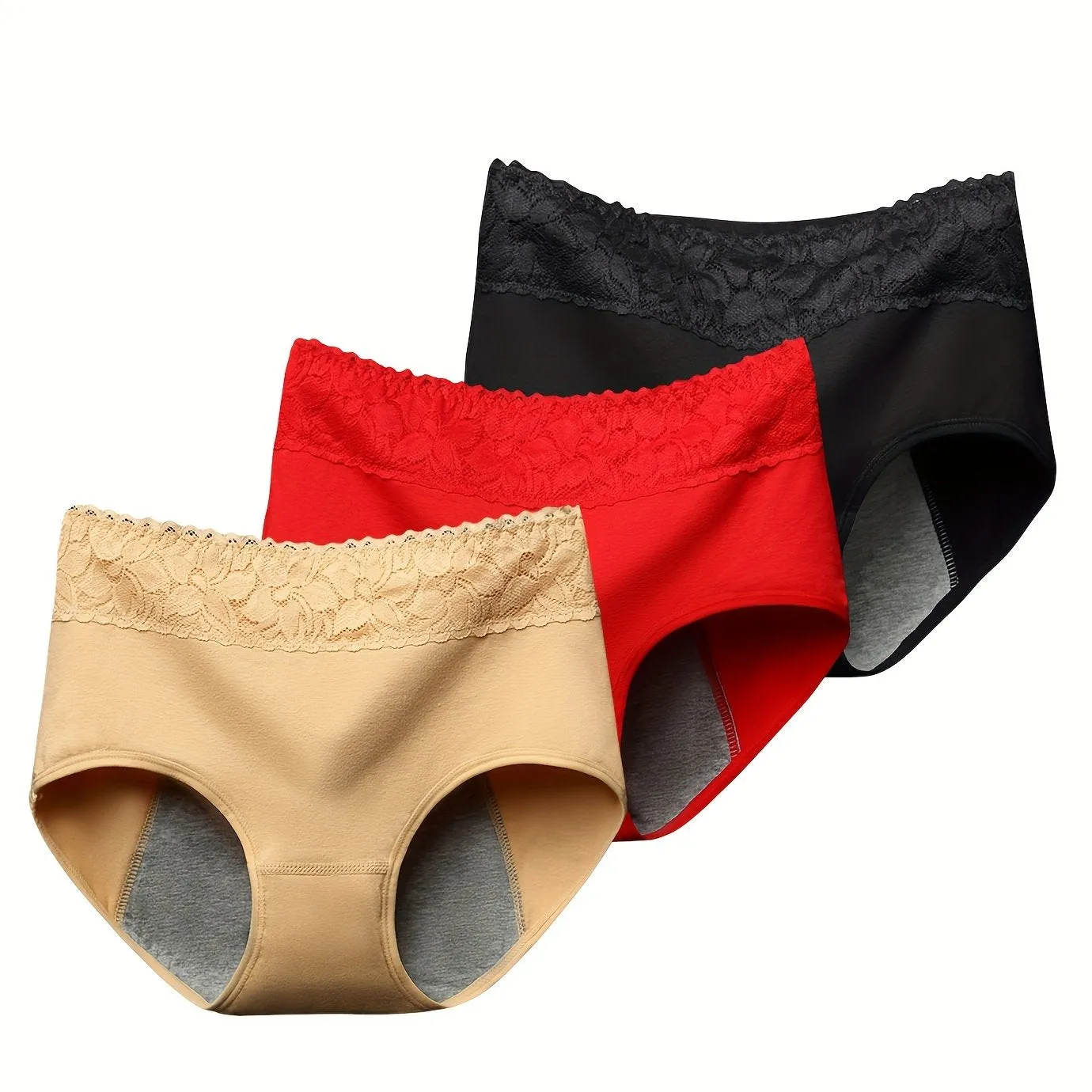Women's Incontinence & Period Underwear: High Absorbency, Leakproof, 3 Pack - Cotton for Heavy Flow & Postpartum