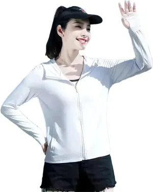 Women's Sunscreens Jacket Summer 2024 Thin UV Coat Breathable Sun-Protective Clothing Hooded Tops Female