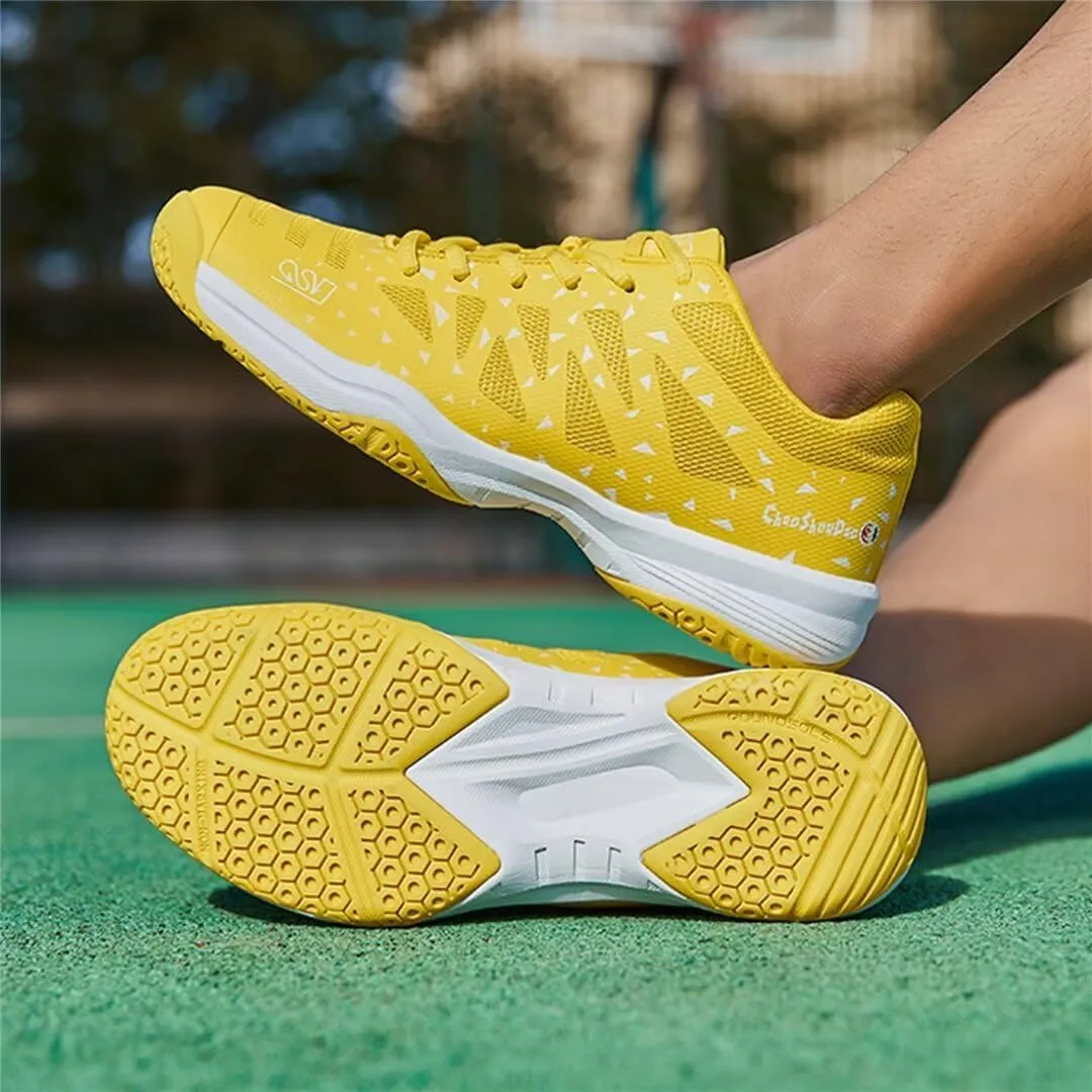 Women's Tennis Shoes Mens Volleyball Shoes Lightweight Pickleball Shoes Non-Slip Breathable Court Shoes for Badminton