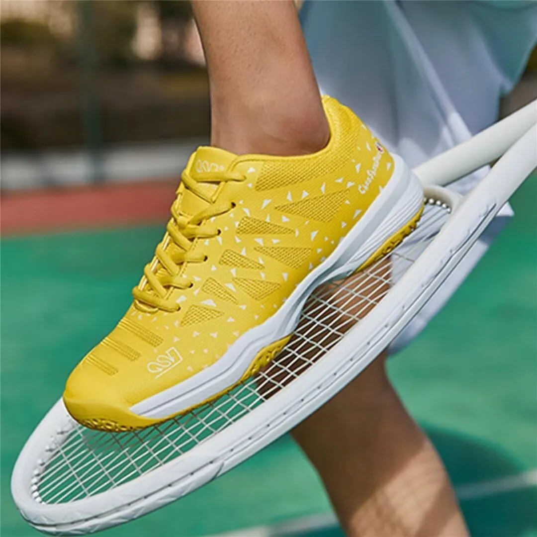 Women's Tennis Shoes Mens Volleyball Shoes Lightweight Pickleball Shoes Non-Slip Breathable Court Shoes for Badminton