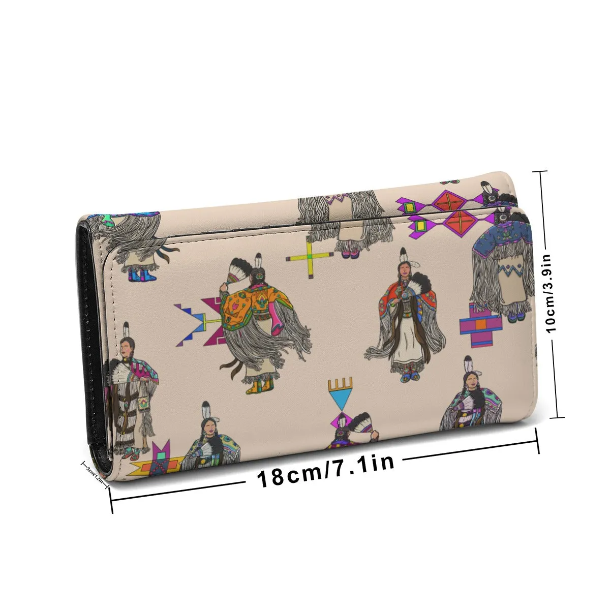 Women's Tradish Dancers  Muslin Foldable Wallet
