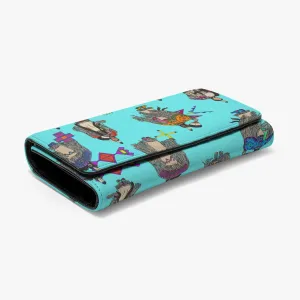 Women's Tradish Dancers Turquoise Foldable Wallet