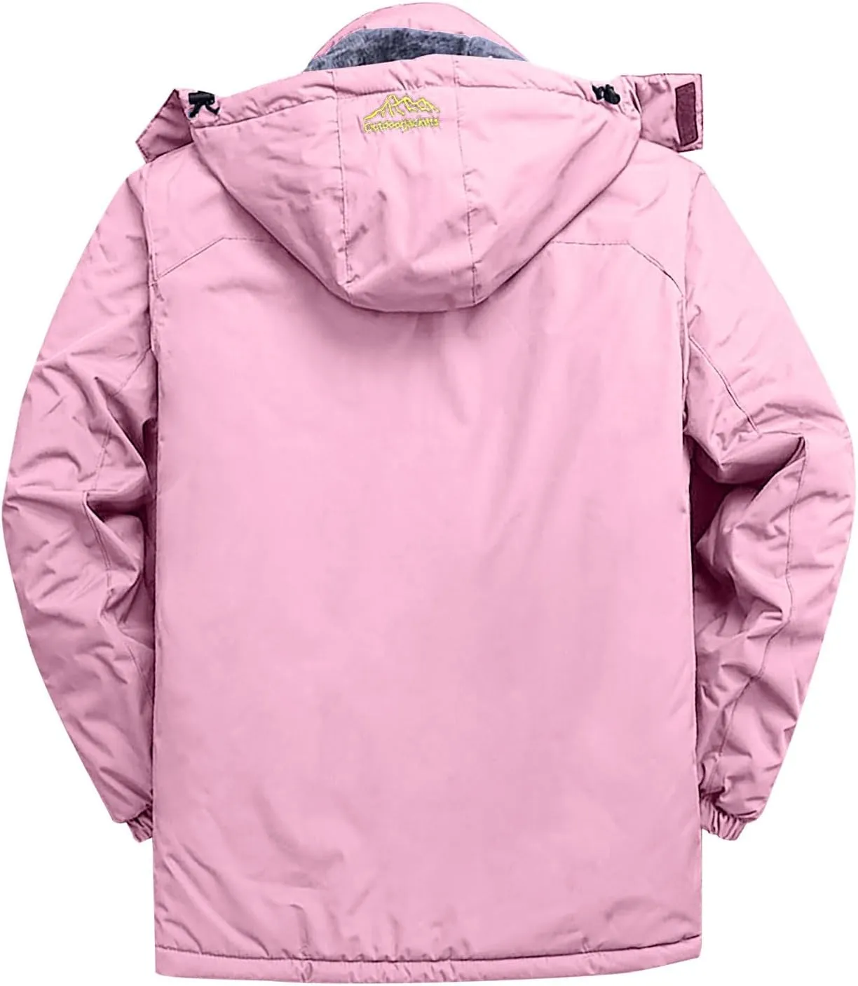 Women's Waterproof Ski Jacket Fleece Lined Parka Coat Mountain Windbreaker Warm Winter Snow Coat Outdoor Hooded Jacket