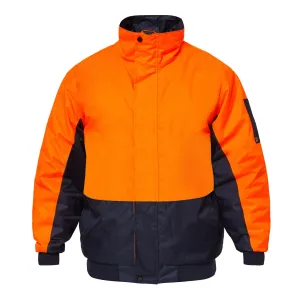 WW9012-Two Tone Bomber Jacket