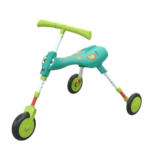 XL 3-Wheel Ride-On Balance Bike | Foldable Ride-OnTricycle with Adjustable Legs | Develop Toddler Balance and Coordination | Boys and Girls Ages 1 to 4.