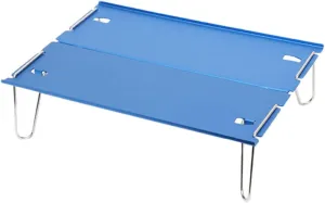 YARNOW Camping Table Portable Beach Table for Outdoor Activities Easy Setup Compact Design for Picnics Bbqs and Camping Trips and Stable