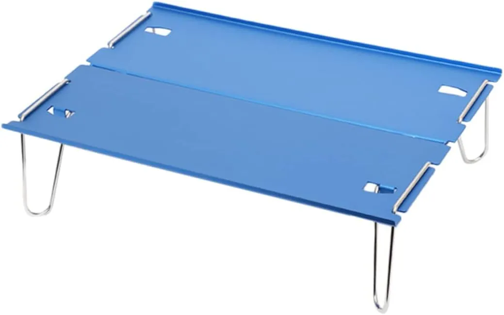 YARNOW Camping Table Portable Beach Table for Outdoor Activities Easy Setup Compact Design for Picnics Bbqs and Camping Trips and Stable