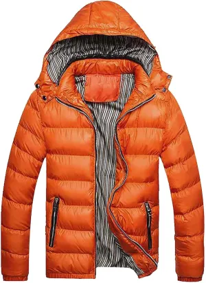 Ymosrh Men's Packable Puffer Jacket Down Alternative Jacket Waterproof Winter Bubble Coats Jackets, M-5XL