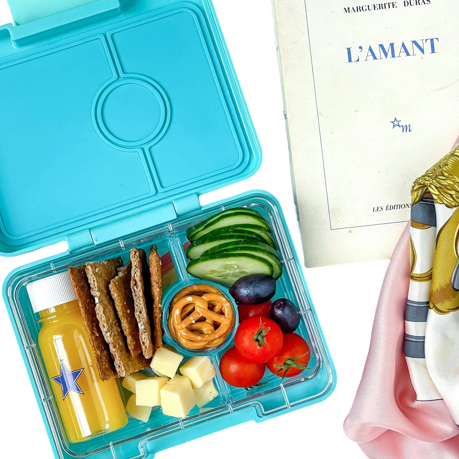 Yumbox Lunch Snack Box 3 Compartment New Design Kids Lunch Box