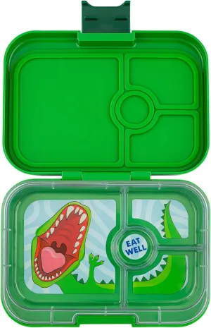 Yumbox Panino Leakproof Bento Lunch Box Container for Kids & Adults (Green Jurassic)