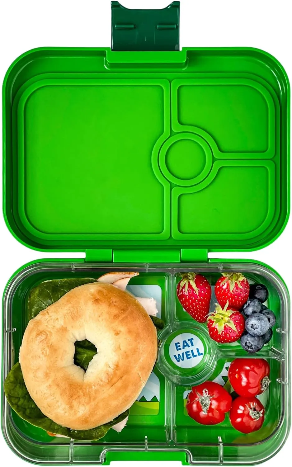 Yumbox Panino Leakproof Bento Lunch Box Container for Kids & Adults (Green Jurassic)